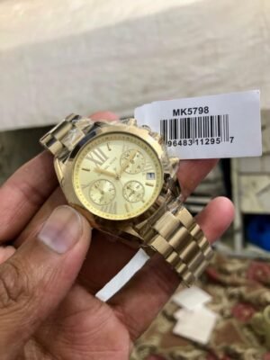 Michael Kors Gold Chronograph Men's Stainless Steel Watch
