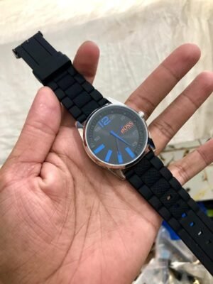GOON Blue Dial Men's Silicone Strap Watch