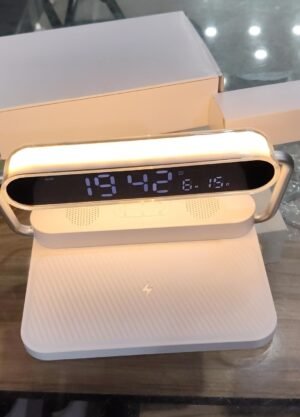 LED Digital Alarm Clock with 15W Wireless Charging Pad